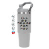 GREY color, 890ml (30oz) stainless Steel Tumbler with Handle