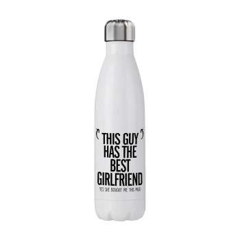 This guy has the best Girlfriend, Stainless steel, double-walled, 750ml