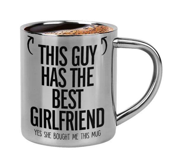 This guy has the best Girlfriend — Κουπάκι μεταλλικό διπλού τοιχώματος για espresso (220ml)