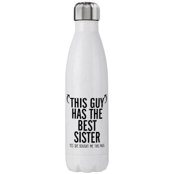 This guy has the best Sister, Stainless steel, double-walled, 750ml