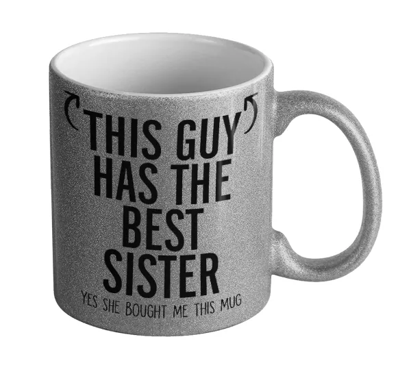 This guy has the best Sister — Glitter Ασημένια