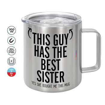 This guy has the best Sister, Mug Stainless steel double wall 300ml