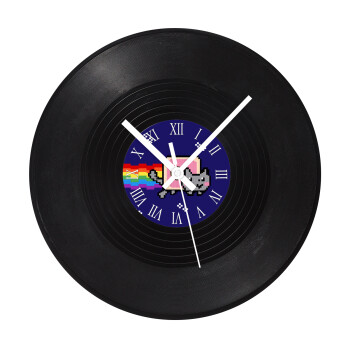 Nyan Pop-Tart Cat, Ρολόι τοίχου Βινύλιο (30cm)