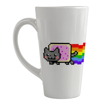 Nyan Pop-Tart Cat, Κούπα Latte Μεγάλη, κεραμική, 450ml