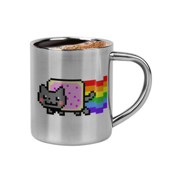 Nyan Pop-Tart Cat, Κουπάκι μεταλλικό διπλού τοιχώματος για espresso (220ml)