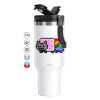 Mega Stainless steel Tumbler with lid, double wall 1,2L