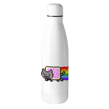Nyan Pop-Tart Cat, Metal mug thermos (Stainless steel), 500ml
