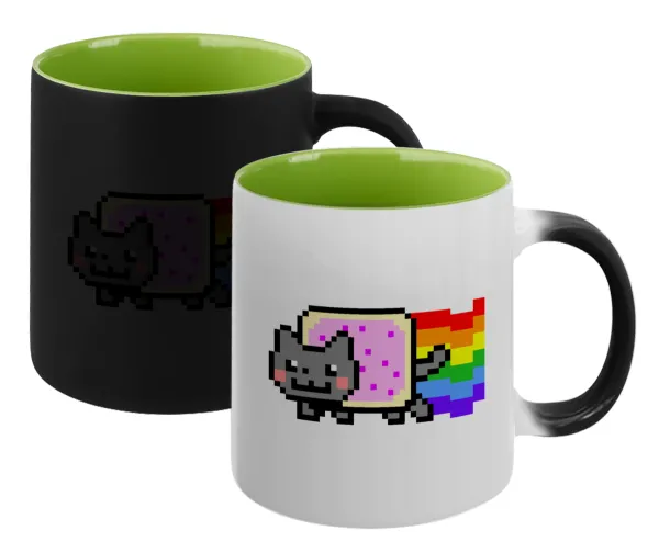Nyan Pop-Tart Cat — Μαγική εσωτερικό πράσινη