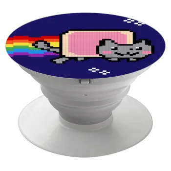 Nyan Pop-Tart Cat, Phone Holders Stand  Λευκό Βάση Στήριξης Κινητού στο Χέρι