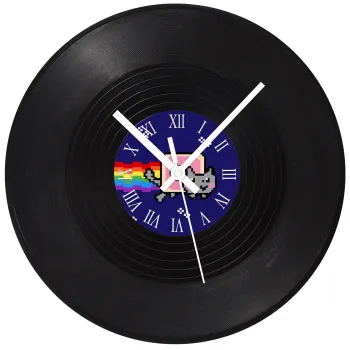 Nyan Pop-Tart Cat, Ρολόι τοίχου Βινύλιο (30cm)