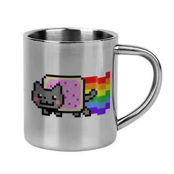 Nyan Pop-Tart Cat, Mug Stainless steel double wall 300ml