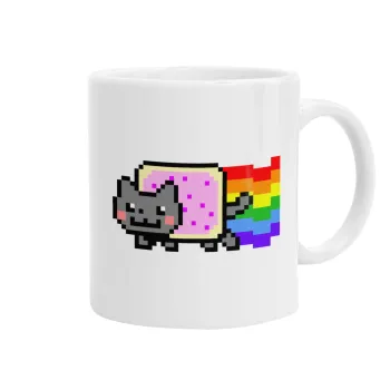 Nyan Pop-Tart Cat, Ceramic coffee mug, 330ml