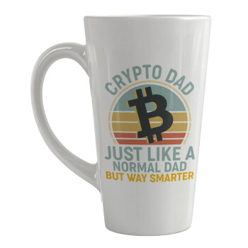 Crypto Dad, Κούπα κωνική Latte Μεγάλη, κεραμική, 450ml