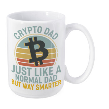 Crypto Dad, Κούπα Mega, κεραμική, 450ml