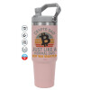 Pink color, 890ml (30oz) stainless Steel Tumbler with Handle