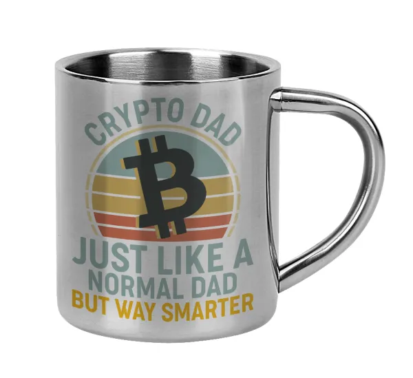 Crypto Dad — Κούπα Ανοξείδωτη διπλού τοιχώματος 300ml