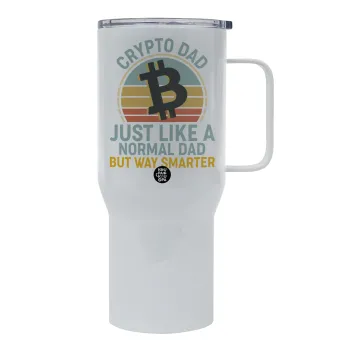 Crypto Dad, Mega Stainless steel Tumbler with lid, double wall 750L