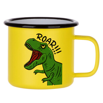 Dyno roar!!!, Κούπα Μεταλλική εμαγιέ ΜΑΤ Κίτρινη 360ml