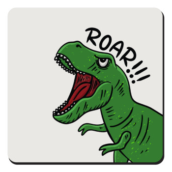 Dyno roar!!!, Τετράγωνο μαγνητάκι ξύλινο 9x9cm