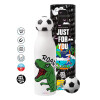 Soccer Metal mug thermos, double wall, 550ml