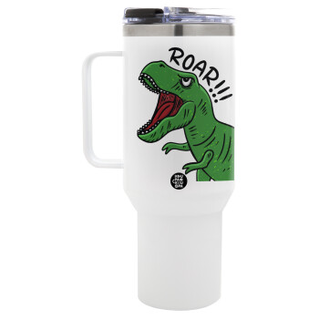 Dyno roar!!!, Mega Stainless steel Tumbler with lid, double wall 1,2L