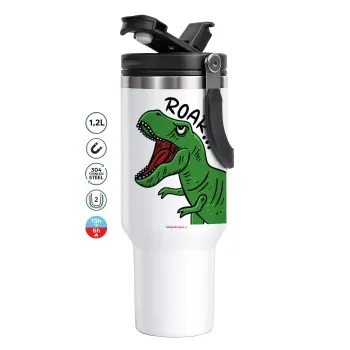 Dyno roar!!!, Mega Stainless steel Tumbler with lid, double wall 1,2L