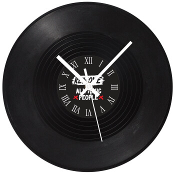 Remove all toxic people, Ρολόι τοίχου Βινύλιο (30cm)
