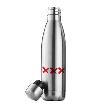 XXX, Μεταλλικό παγούρι θερμός Inox (Stainless steel), διπλού τοιχώματος, 500ml