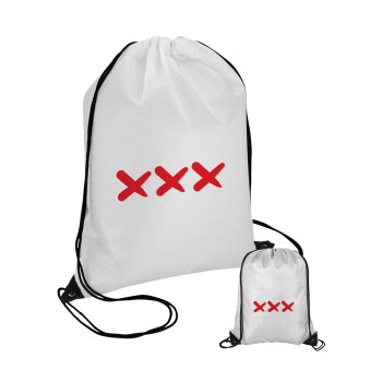 XXX, Τσάντα πουγκί με μαύρα κορδόνια (1 τεμάχιο)