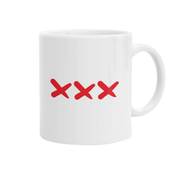 XXX, Ceramic coffee mug, 330ml (1pcs)