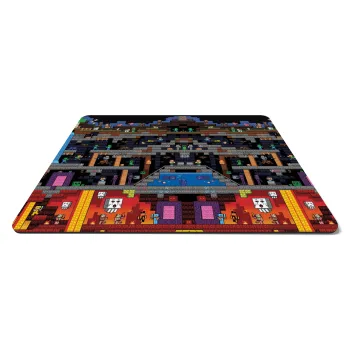 Minecraft 2D map, Mousepad rect 27x19cm