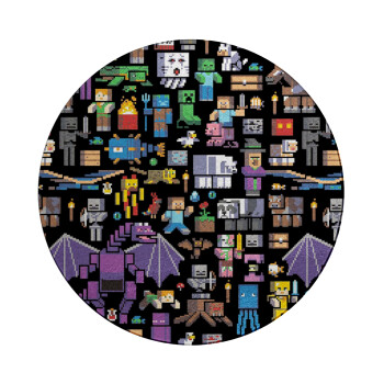 Minecraft Characters, Επιφάνεια κοπής γυάλινη στρογγυλή (30cm)
