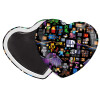 Μαγνητάκι καρδιά (57x52mm)