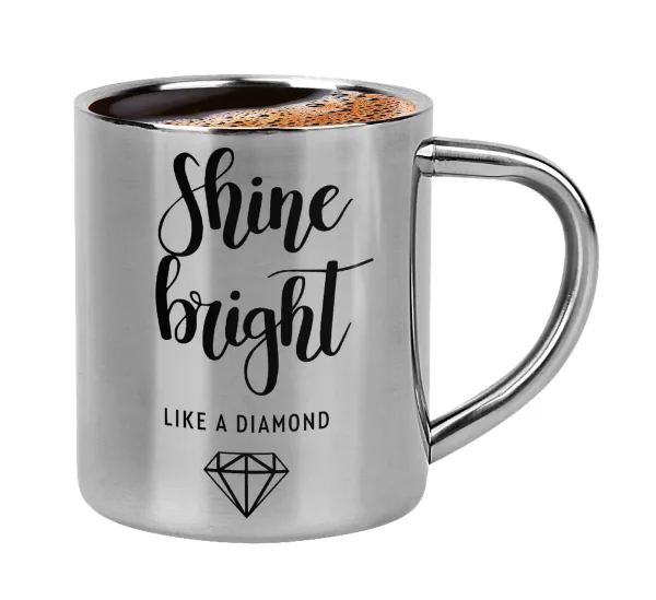 Bright — Κουπάκι μεταλλικό διπλού τοιχώματος για espresso (220ml)
