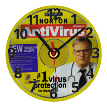 Norton antivirus, Ρολόι τοίχου γυάλινο (20cm)