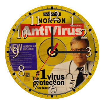 Norton antivirus, Ρολόι τοίχου ξύλινο plywood (20cm)