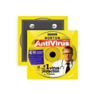 Norton antivirus, Κονκάρδα παραμάνα τετράγωνη 5x5cm