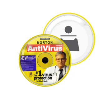 Norton antivirus, Μαγνητάκι και ανοιχτήρι μπύρας στρογγυλό διάστασης 5,9cm