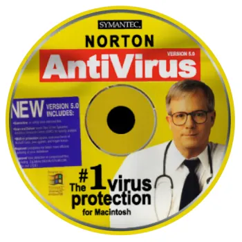 Norton antivirus, Mousepad Round 20cm