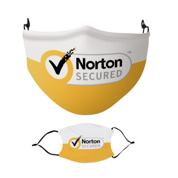 Norton antivirus, Μάσκα υφασμάτινη Ενηλίκων πολλαπλών στρώσεων με υποδοχή φίλτρου