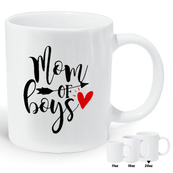 Mom of boys, Κούπα Giga, κεραμική, 590ml