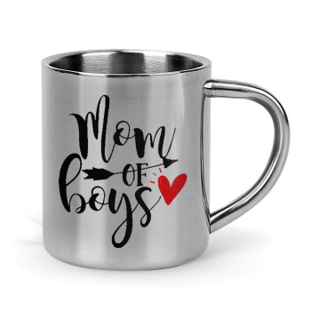 Mom of boys, Mug Stainless steel double wall 300ml
