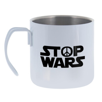 STOP WARS, Mug Stainless steel double wall 400ml