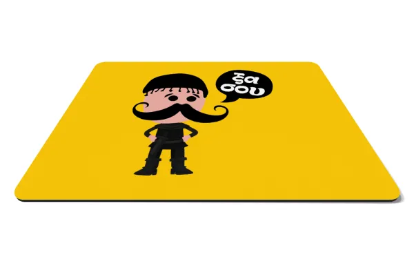 Κρητικός "Ξα σου" — Mousepad rect 27x19cm