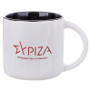 Κούπα κεραμική 400ml Λευκή/Μαύρη