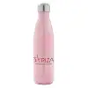 Μεταλλικό παγούρι θερμός Ροζ Ιριδίζον (Stainless steel), διπλού τοιχώματος, 500ml