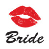 Bride kiss