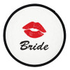 Bride kiss, Βεντάλια υφασμάτινη αναδιπλούμενη με θήκη (20cm)