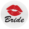 Bride kiss, Mousepad Round 20cm
