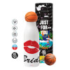 Bascetball Metal mug thermos, double wall, 550ml